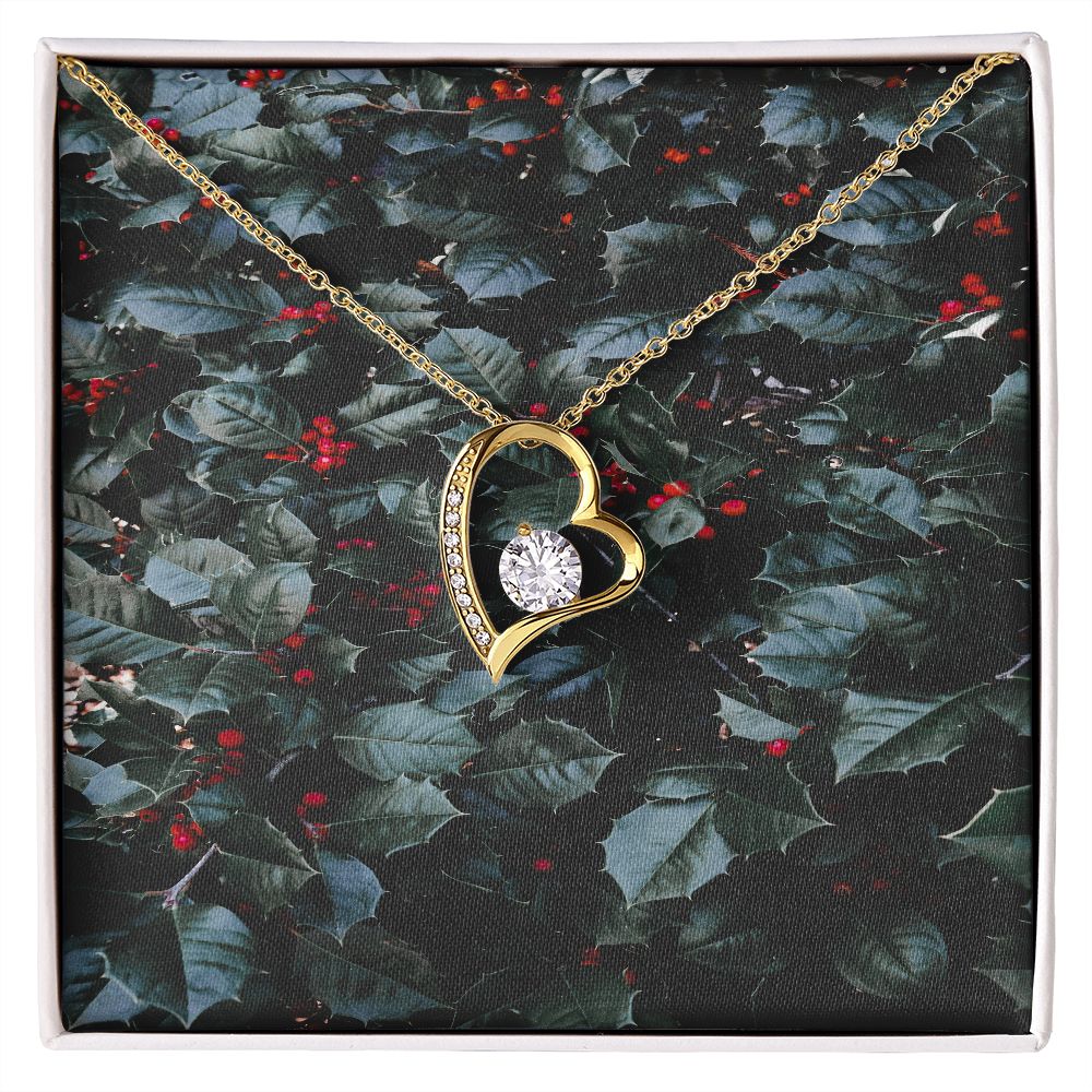 Merry Christmas Forever Love Necklace