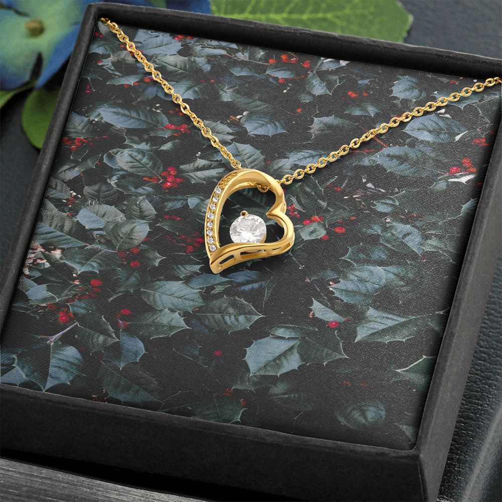 Merry Christmas Forever Love Necklace