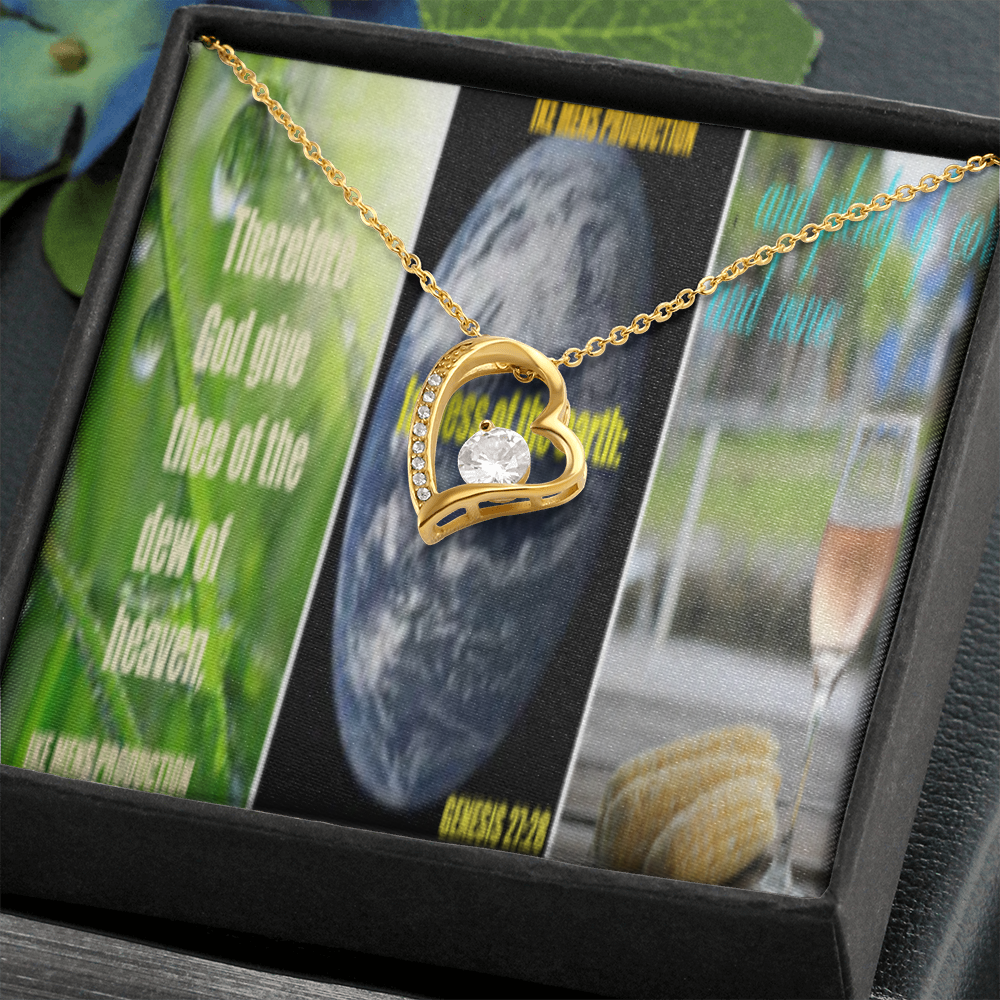IKE MENS SCRIPTURE COLLAGE FOREVER LOVE NECKLACE