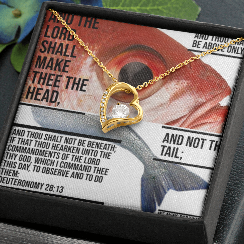 FOREVER LOVE NECKLACE IN SCRIPTURE COLLAGE