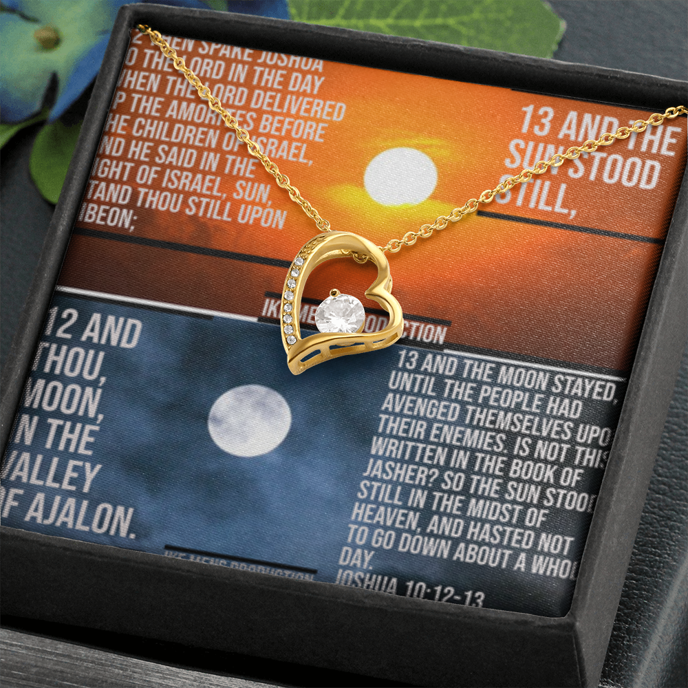 FOREVER LOVE NECKLACE IN SCRIPTURE COLLAGE