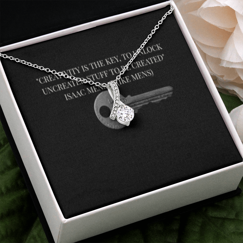 IKE MENS QUOTE ALLURING BEAUTY NECKLACE