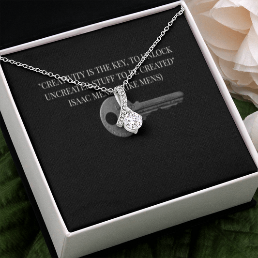 IKE MENS QUOTE ALLURING BEAUTY NECKLACE