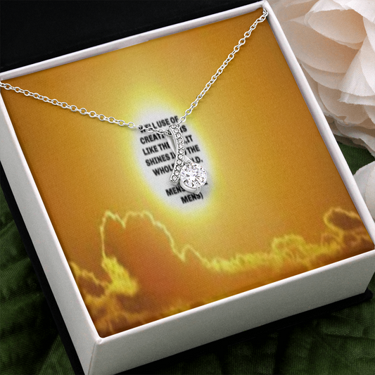 IKE MENS QUOTE ALLURING BEAUTY NECKLACE