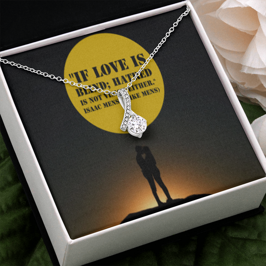 IKE MENS QUOTE ALLURING BEAUTY NECKLACE