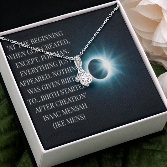 IKE MENS QUOTE ALLURING BEAUTY NECKLACE