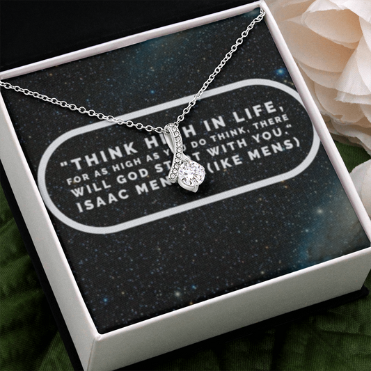 IKE MENS QUOTE ALLURING BEAUTY NECKLACE