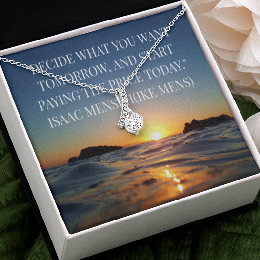 IKE MENS QUOTE ALLURING BEAUTY NECKLACE