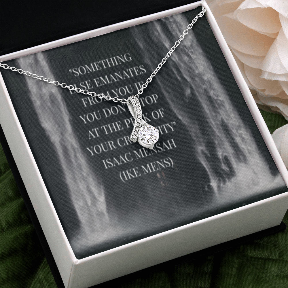 IKE MENS QUOTE ALLURING BEAUTY NECKLACE