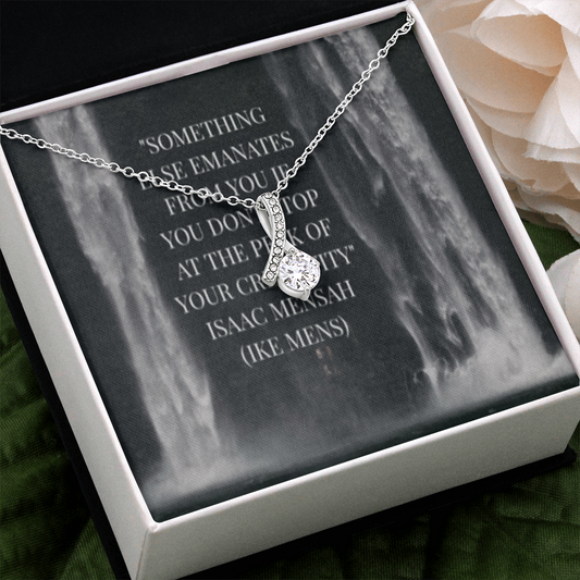 IKE MENS QUOTE ALLURING BEAUTY NECKLACE