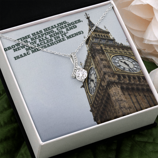 IKE MENS QUOTE ALLURING BEAUTY NECKLACE