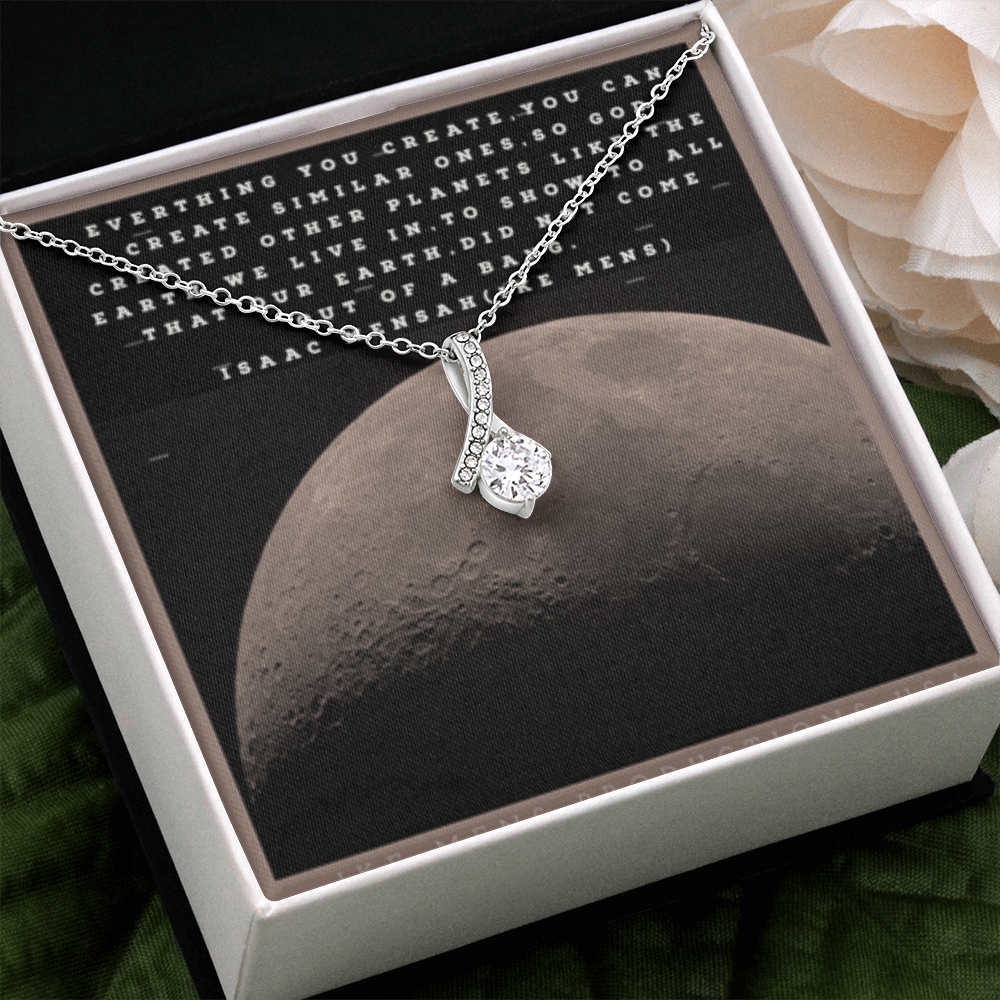 IKE MENS QUOTE ALLURING BEAUTY NECKLACE
