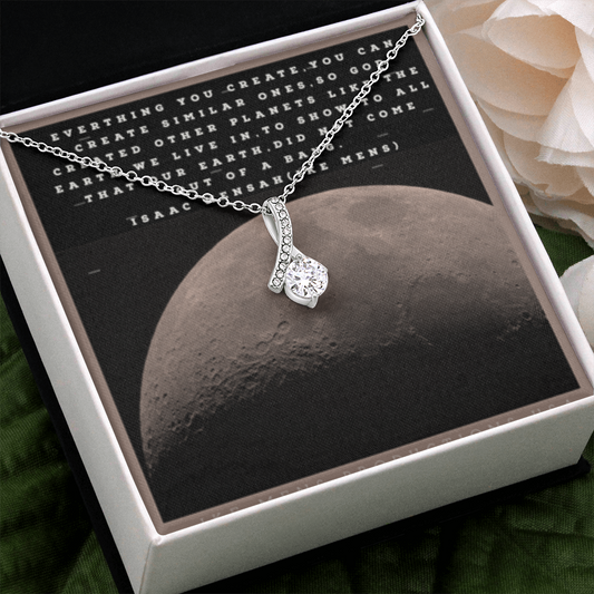 IKE MENS QUOTE ALLURING BEAUTY NECKLACE