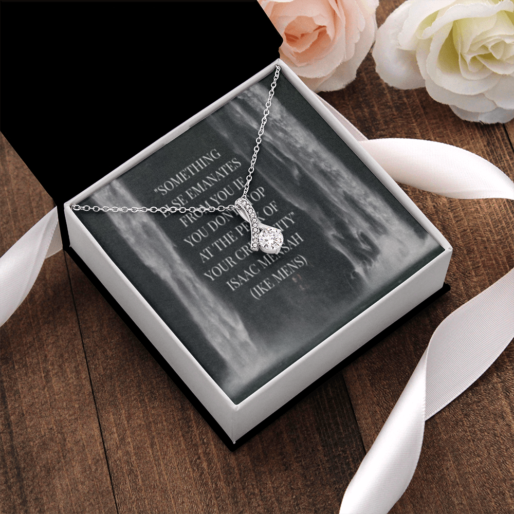 IKE MENS QUOTE ALLURING BEAUTY NECKLACE