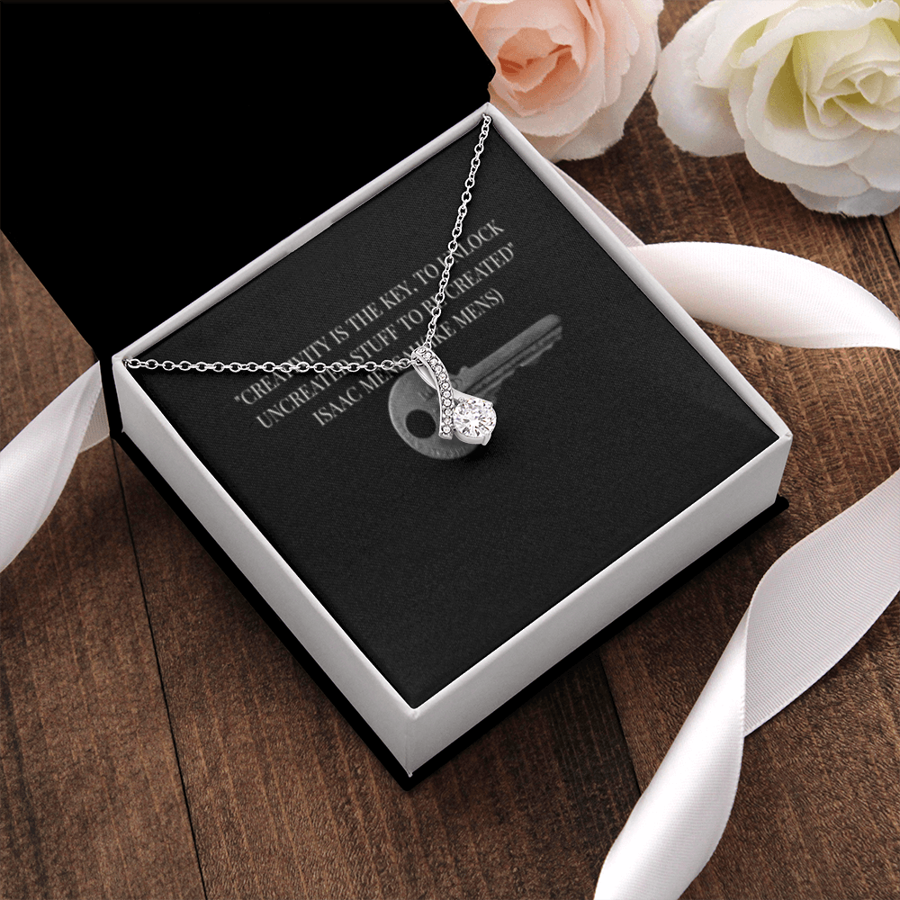 IKE MENS QUOTE ALLURING BEAUTY NECKLACE