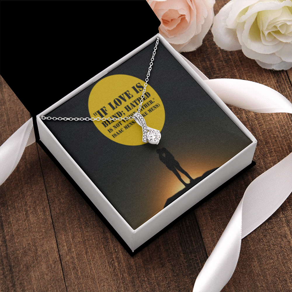 IKE MENS QUOTE ALLURING BEAUTY NECKLACE