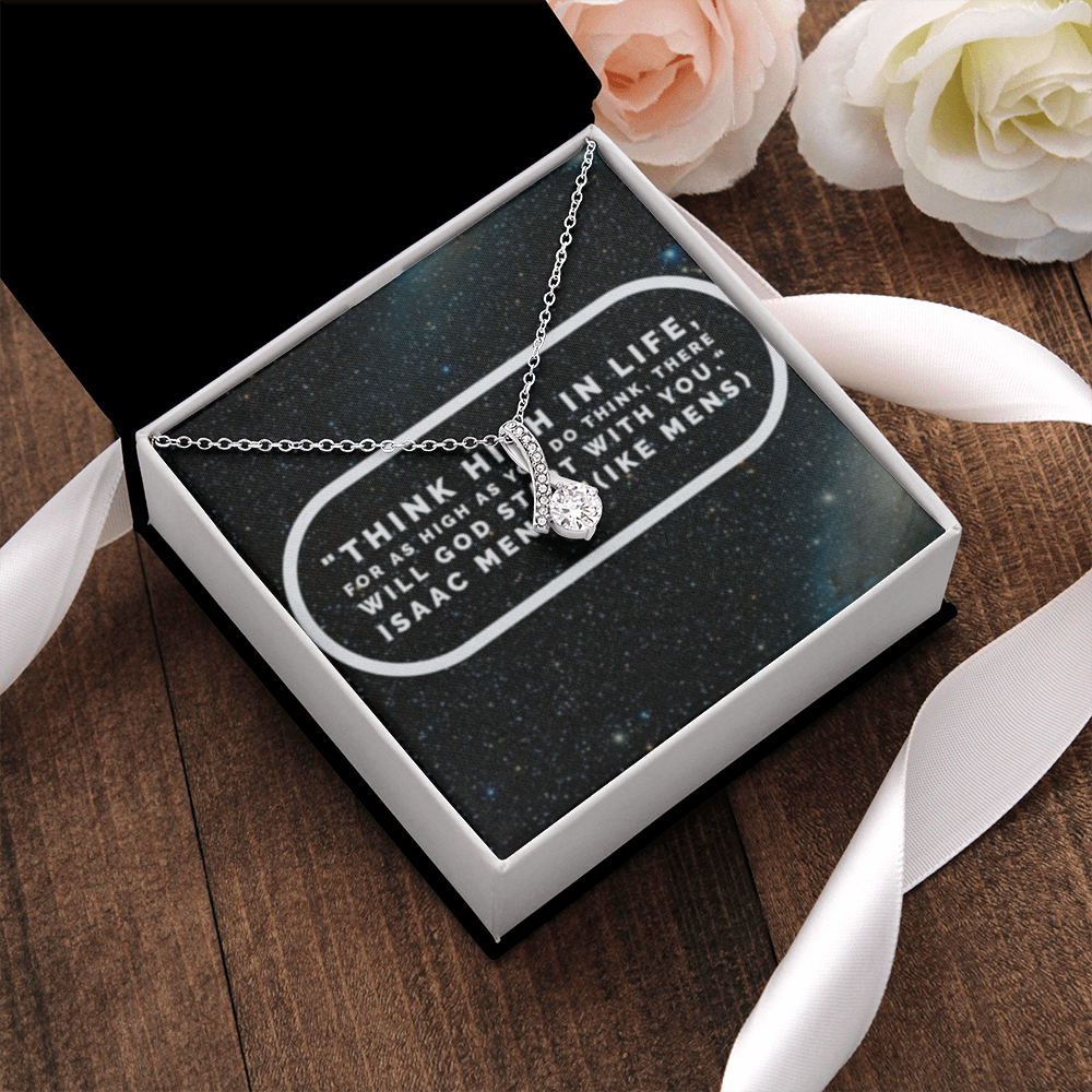 IKE MENS QUOTE ALLURING BEAUTY NECKLACE