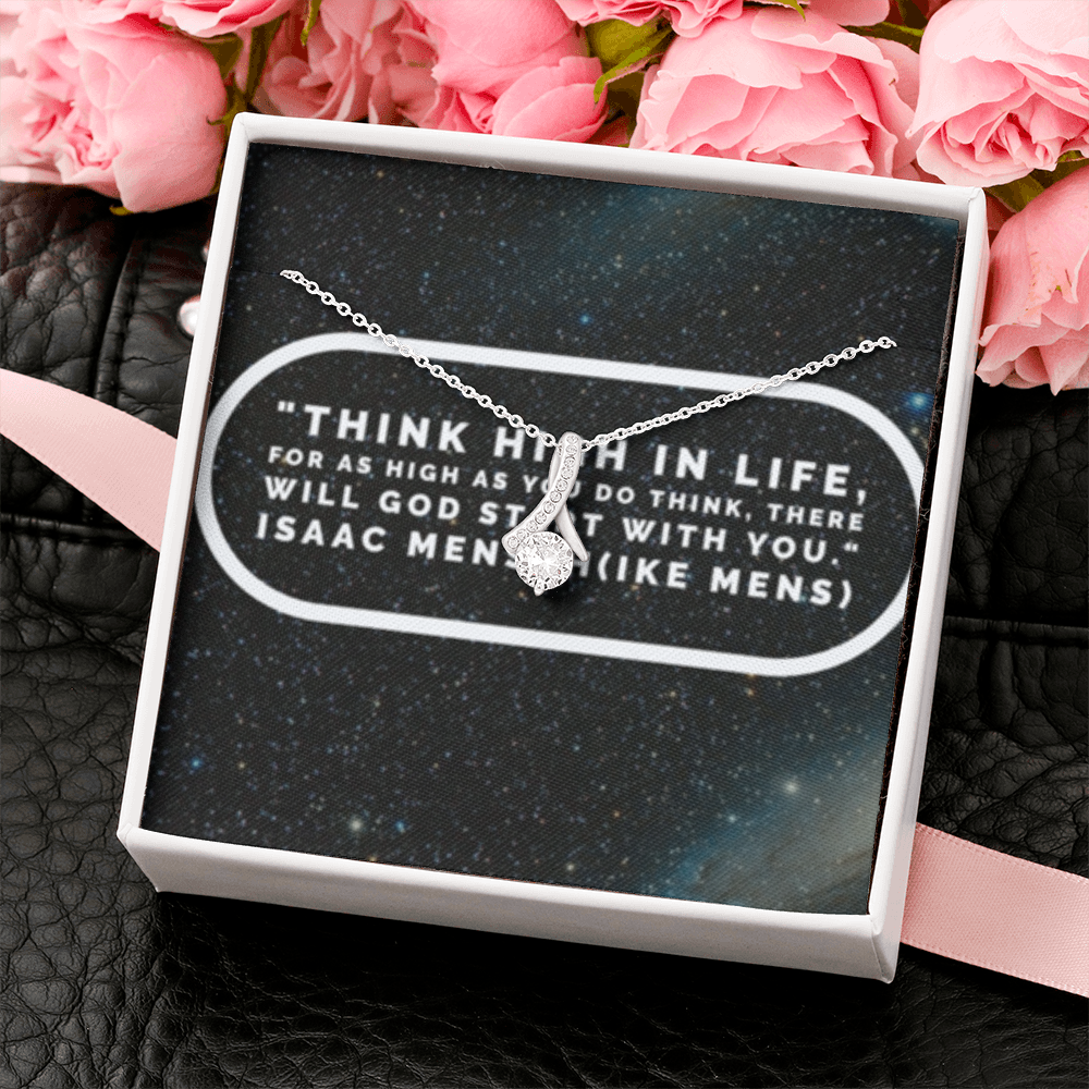 IKE MENS QUOTE ALLURING BEAUTY NECKLACE