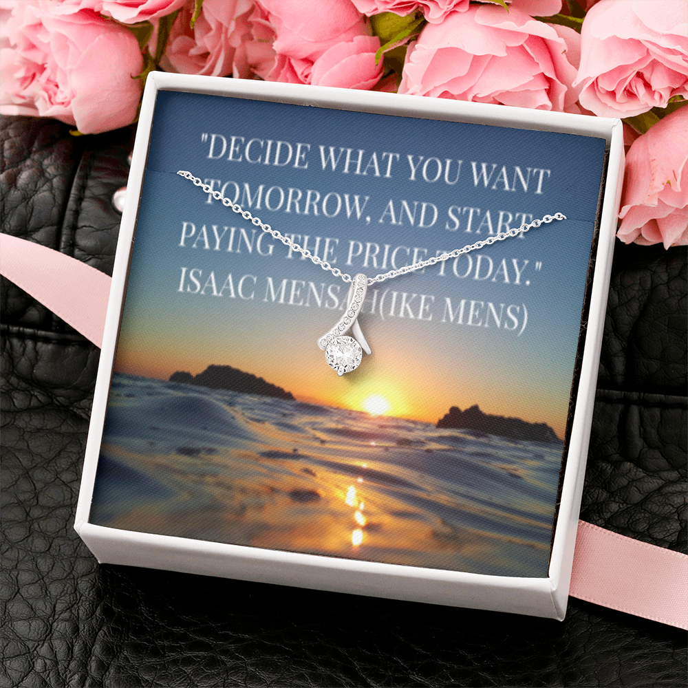 IKE MENS QUOTE ALLURING BEAUTY NECKLACE