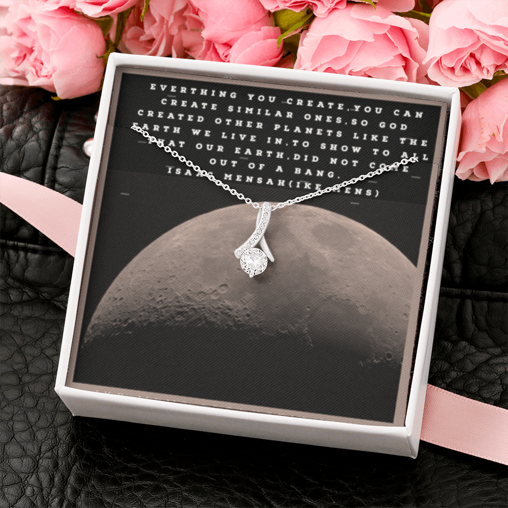 IKE MENS QUOTE ALLURING BEAUTY NECKLACE