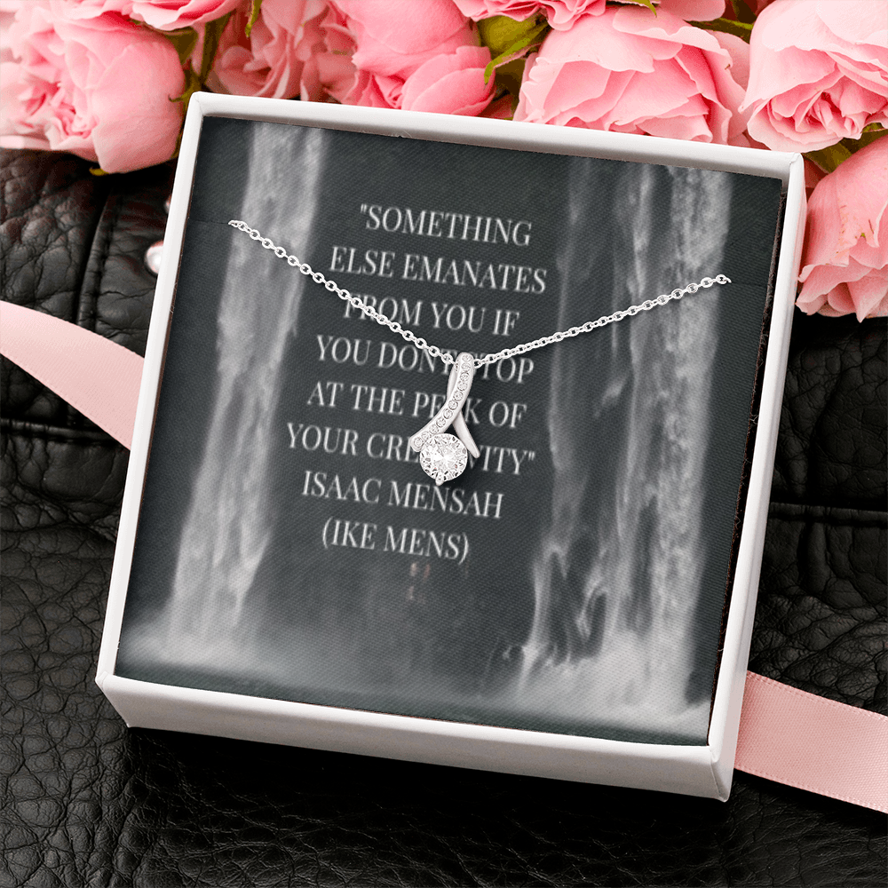 IKE MENS QUOTE ALLURING BEAUTY NECKLACE