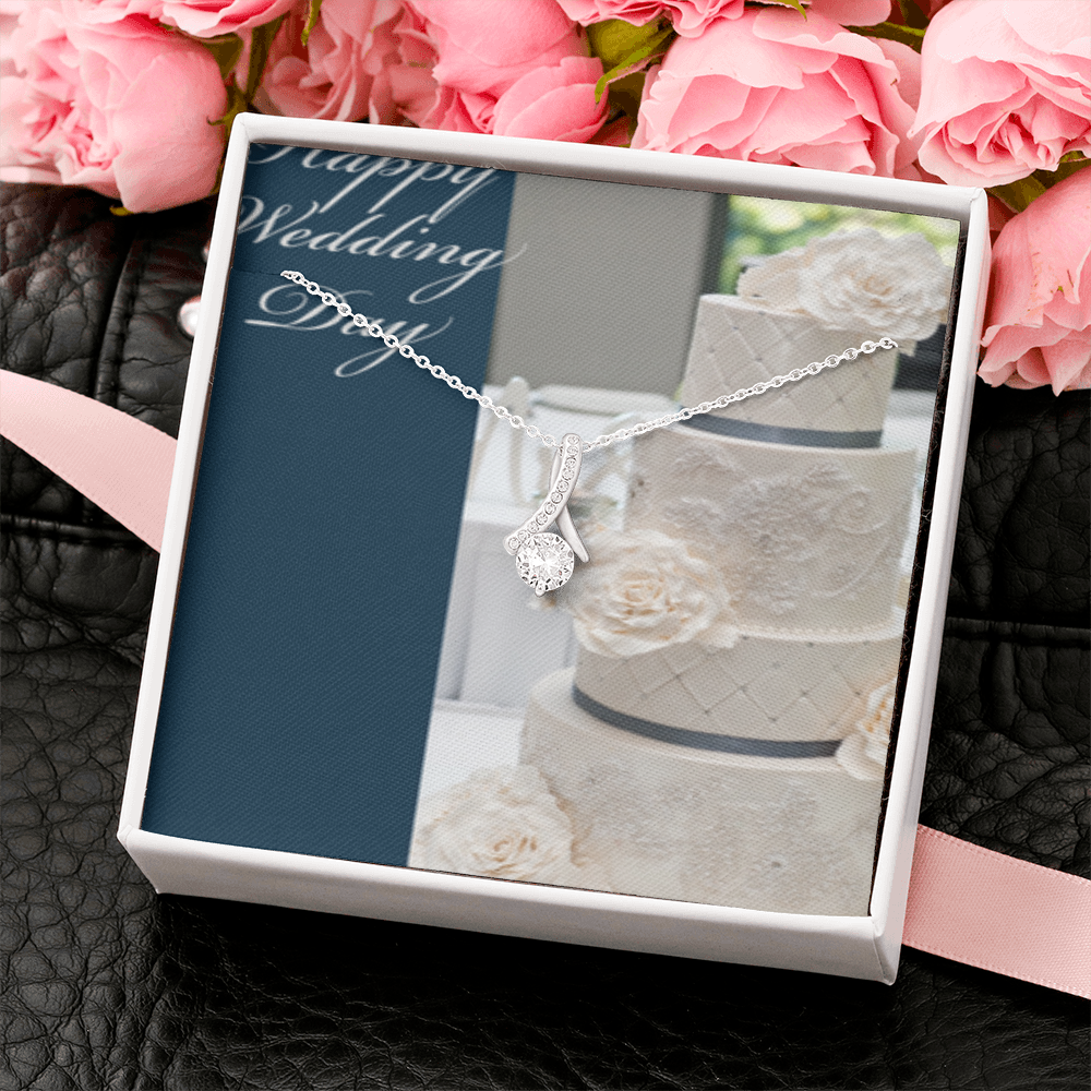 Happy Wedding Day Allurinng Beauty Necklace