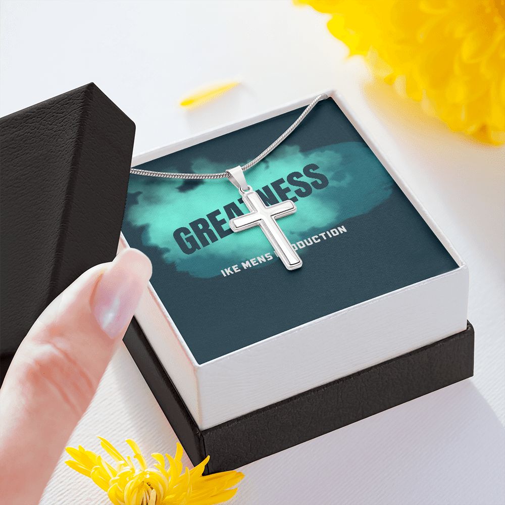 POWER OF GREATNESS STEEL CROSS