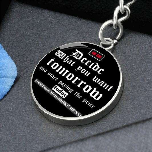 IKE MENS QUOTE KEYCHAIN