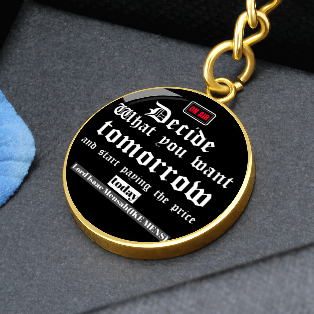 IKE MENS QUOTE KEYCHAIN