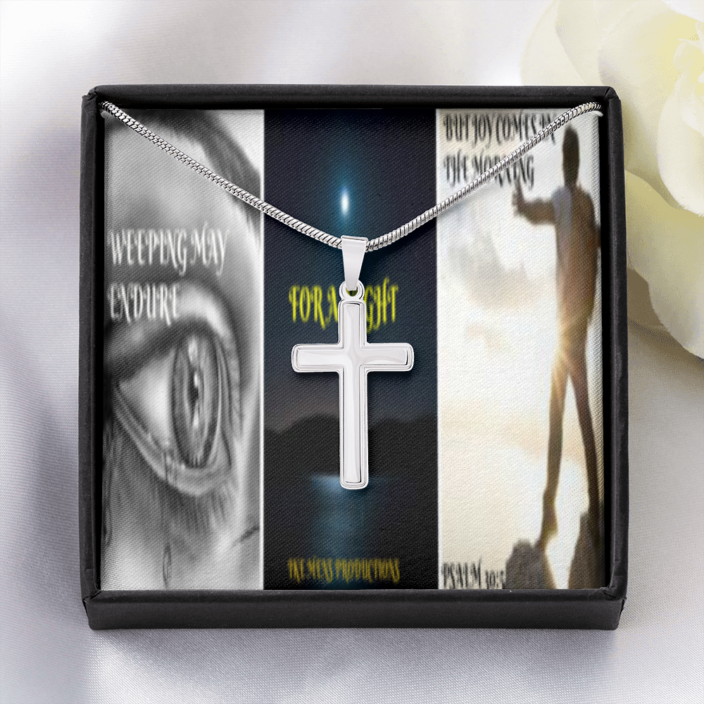 IKE MENS Scripture Collage Cross