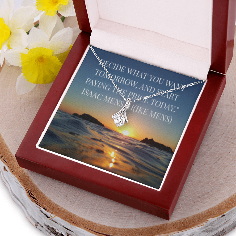 IKE MENS QUOTE ALLURING BEAUTY NECKLACE
