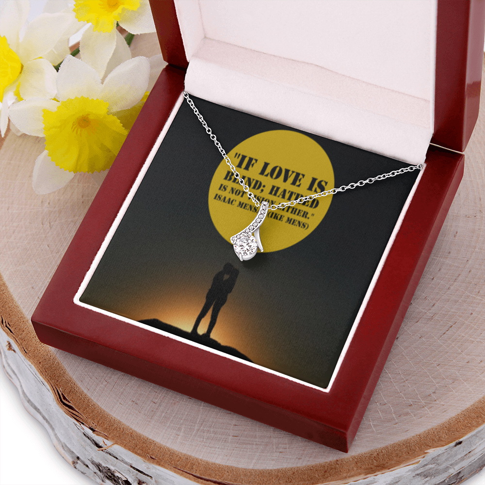 IKE MENS QUOTE ALLURING BEAUTY NECKLACE