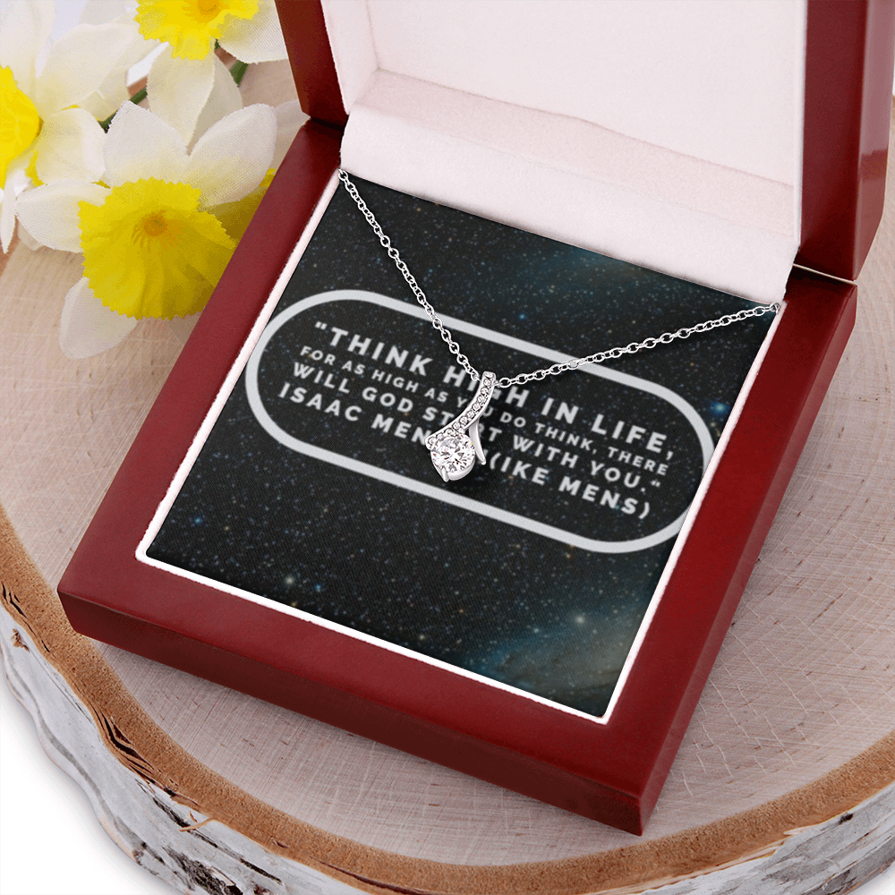IKE MENS QUOTE ALLURING BEAUTY NECKLACE