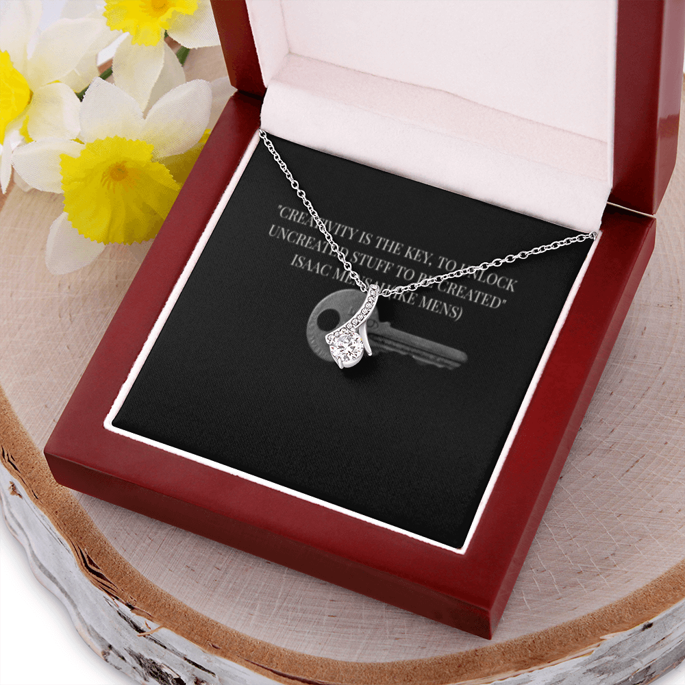 IKE MENS QUOTE ALLURING BEAUTY NECKLACE