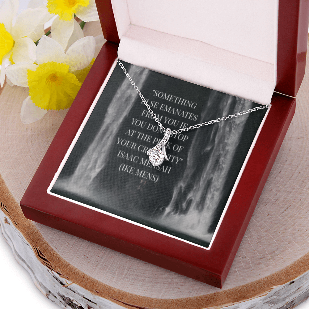 IKE MENS QUOTE ALLURING BEAUTY NECKLACE