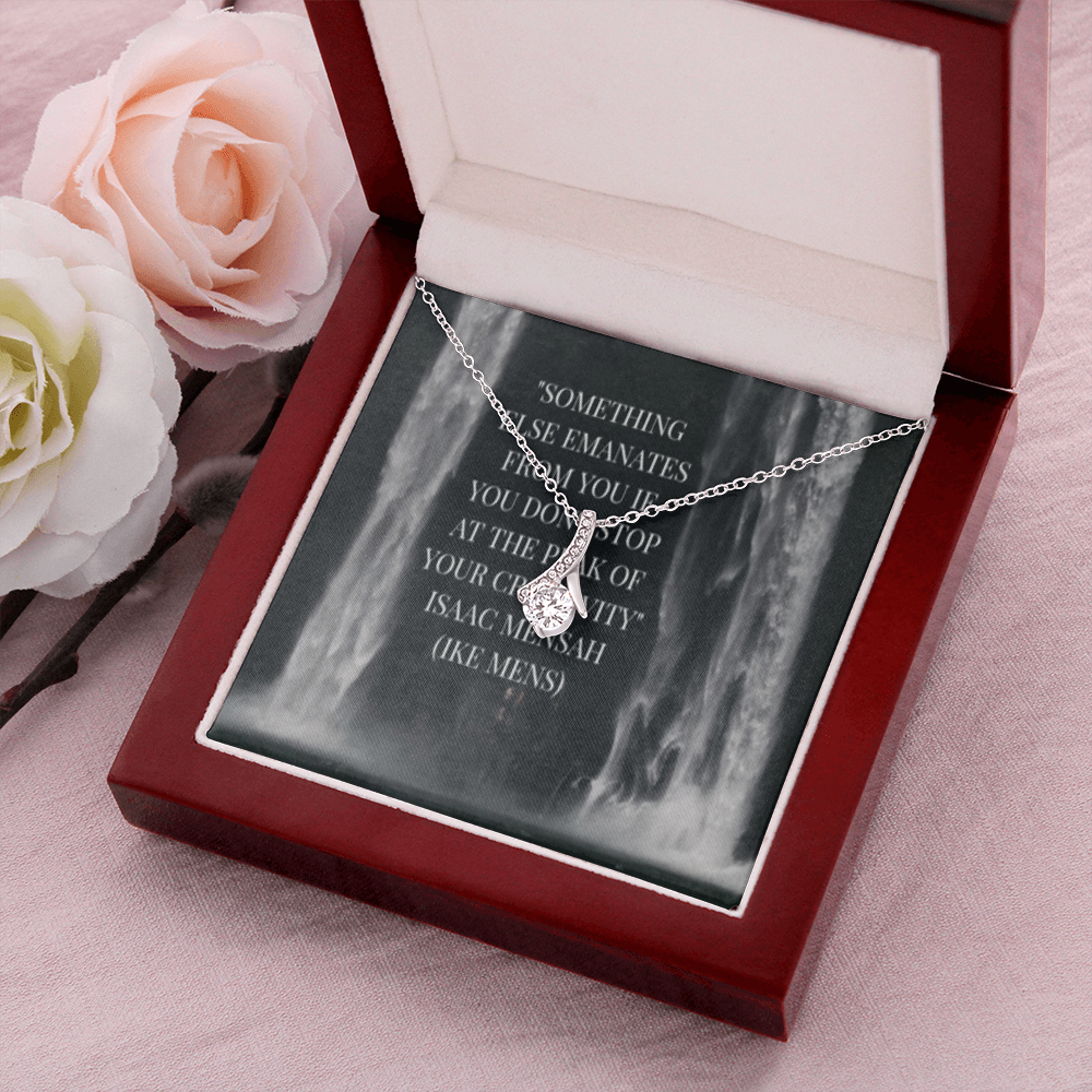 IKE MENS QUOTE ALLURING BEAUTY NECKLACE