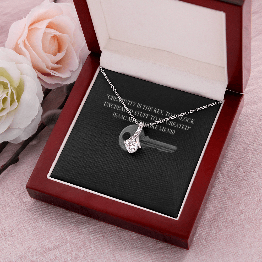 IKE MENS QUOTE ALLURING BEAUTY NECKLACE