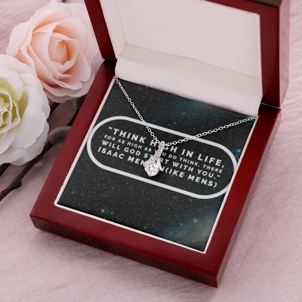 IKE MENS QUOTE ALLURING BEAUTY NECKLACE