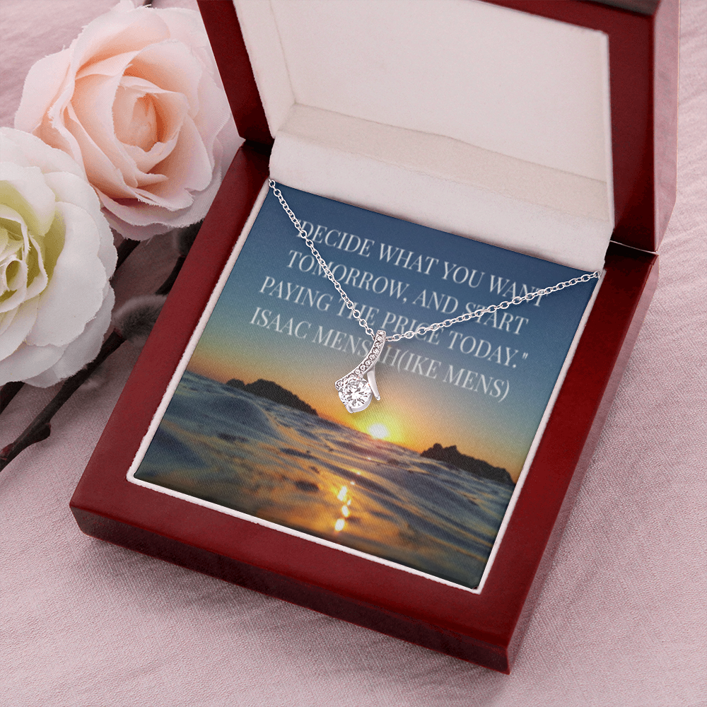 IKE MENS QUOTE ALLURING BEAUTY NECKLACE