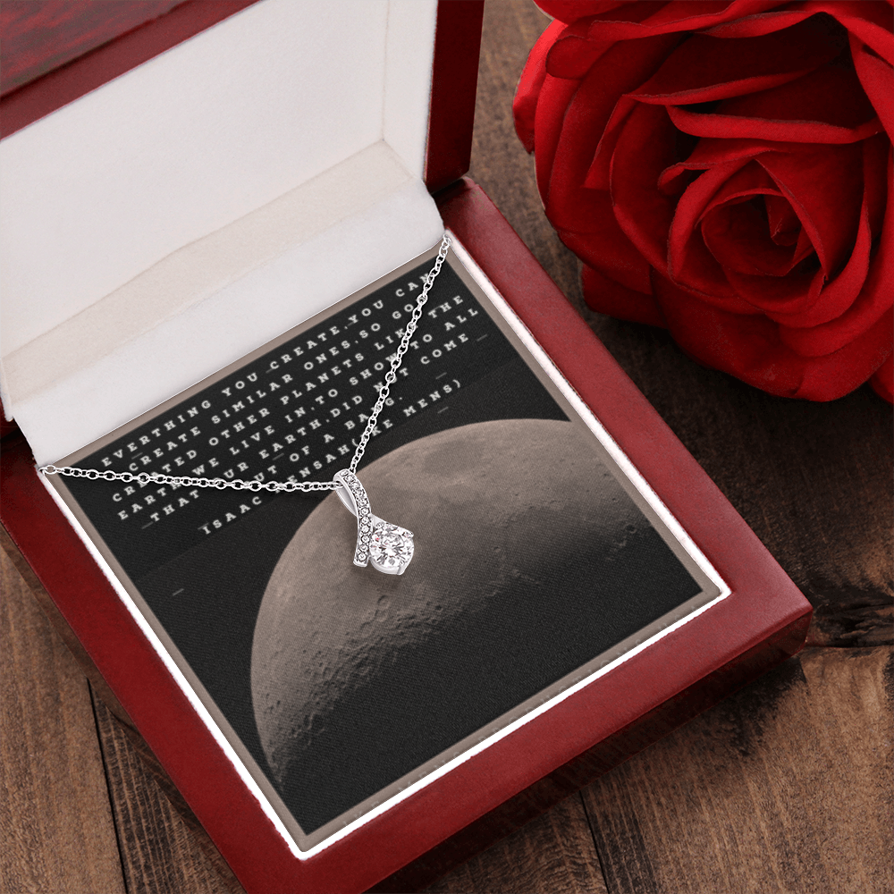 IKE MENS QUOTE ALLURING BEAUTY NECKLACE