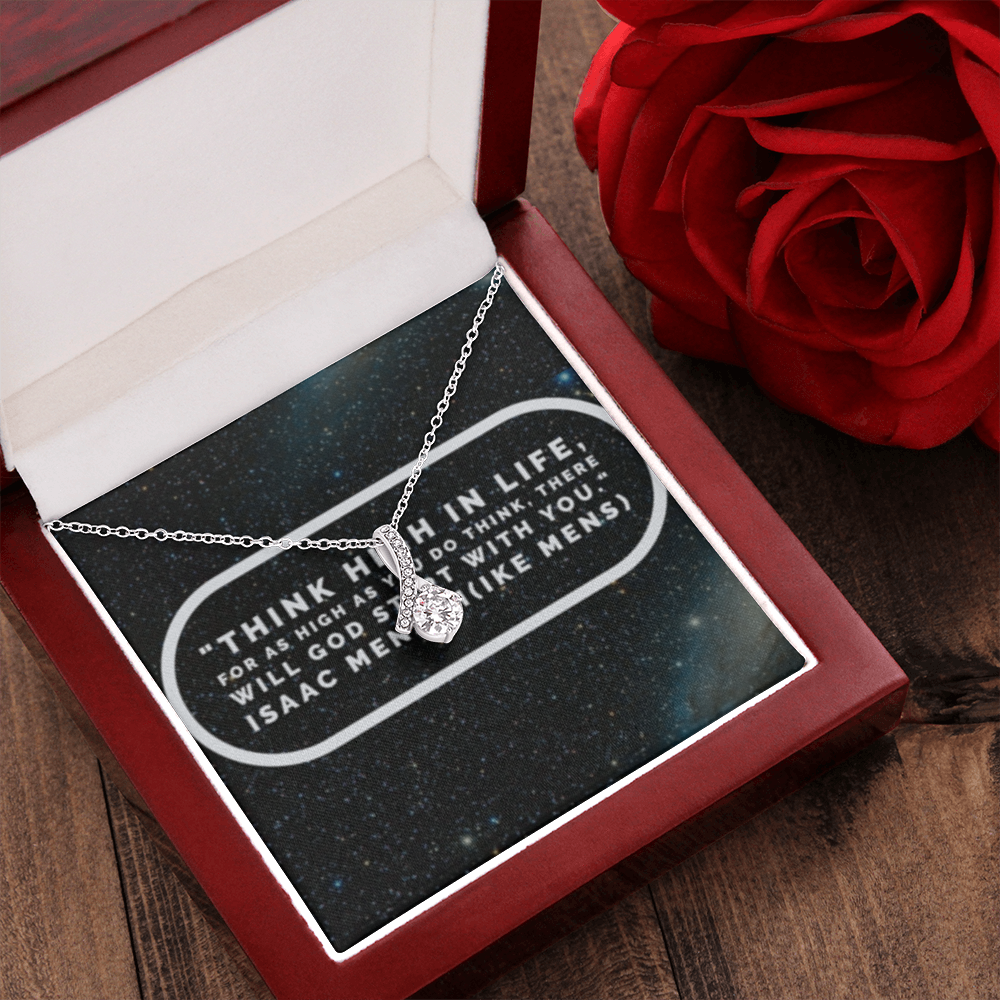 IKE MENS QUOTE ALLURING BEAUTY NECKLACE