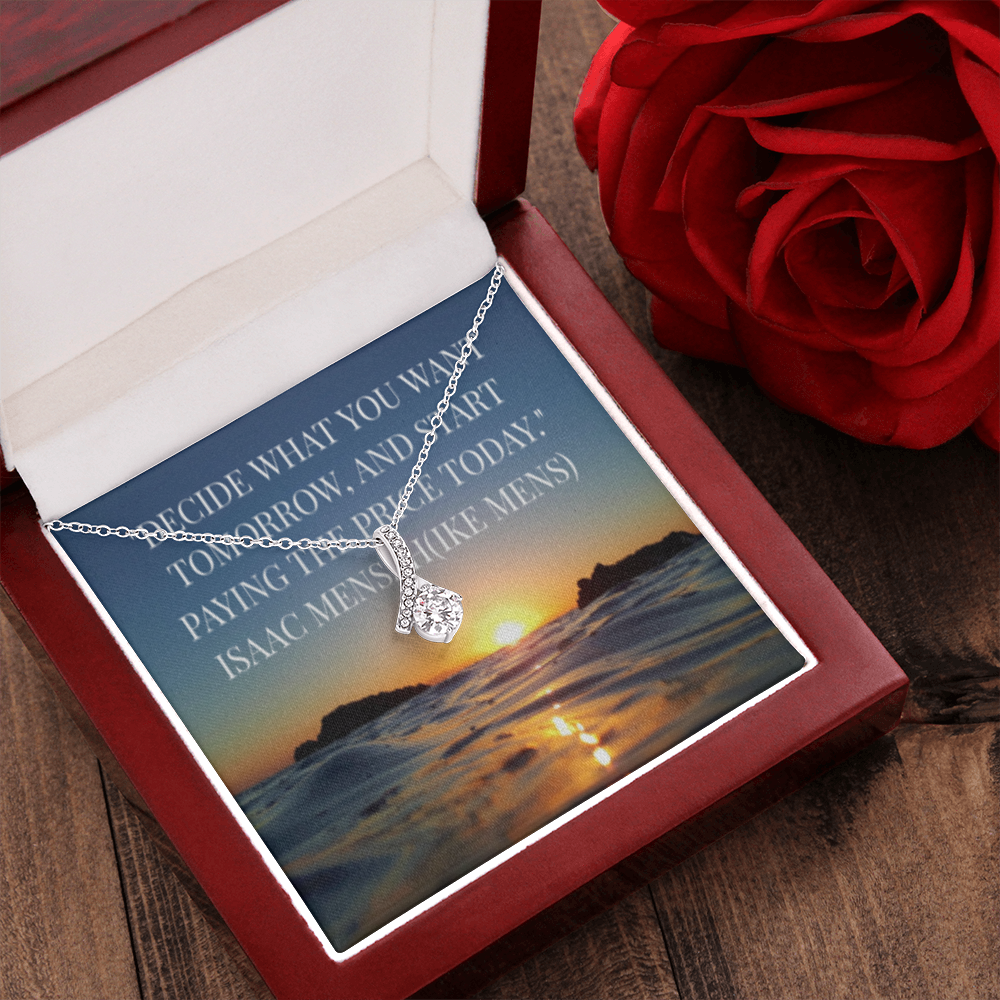 IKE MENS QUOTE ALLURING BEAUTY NECKLACE