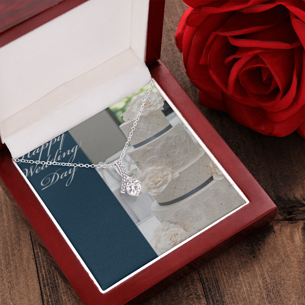 Happy Wedding Day Allurinng Beauty Necklace