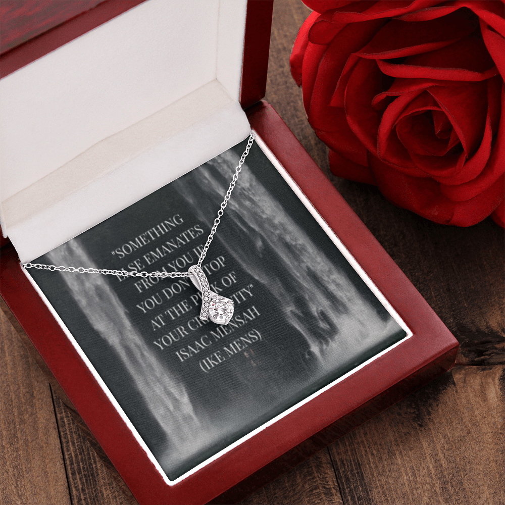 IKE MENS QUOTE ALLURING BEAUTY NECKLACE