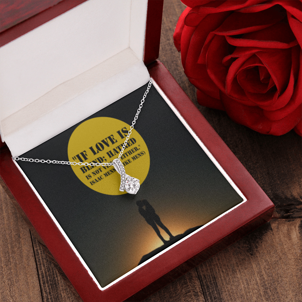 IKE MENS QUOTE ALLURING BEAUTY NECKLACE