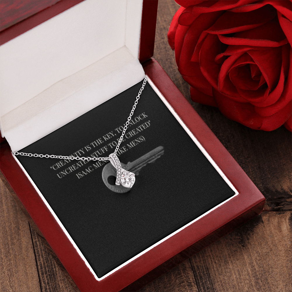 IKE MENS QUOTE ALLURING BEAUTY NECKLACE