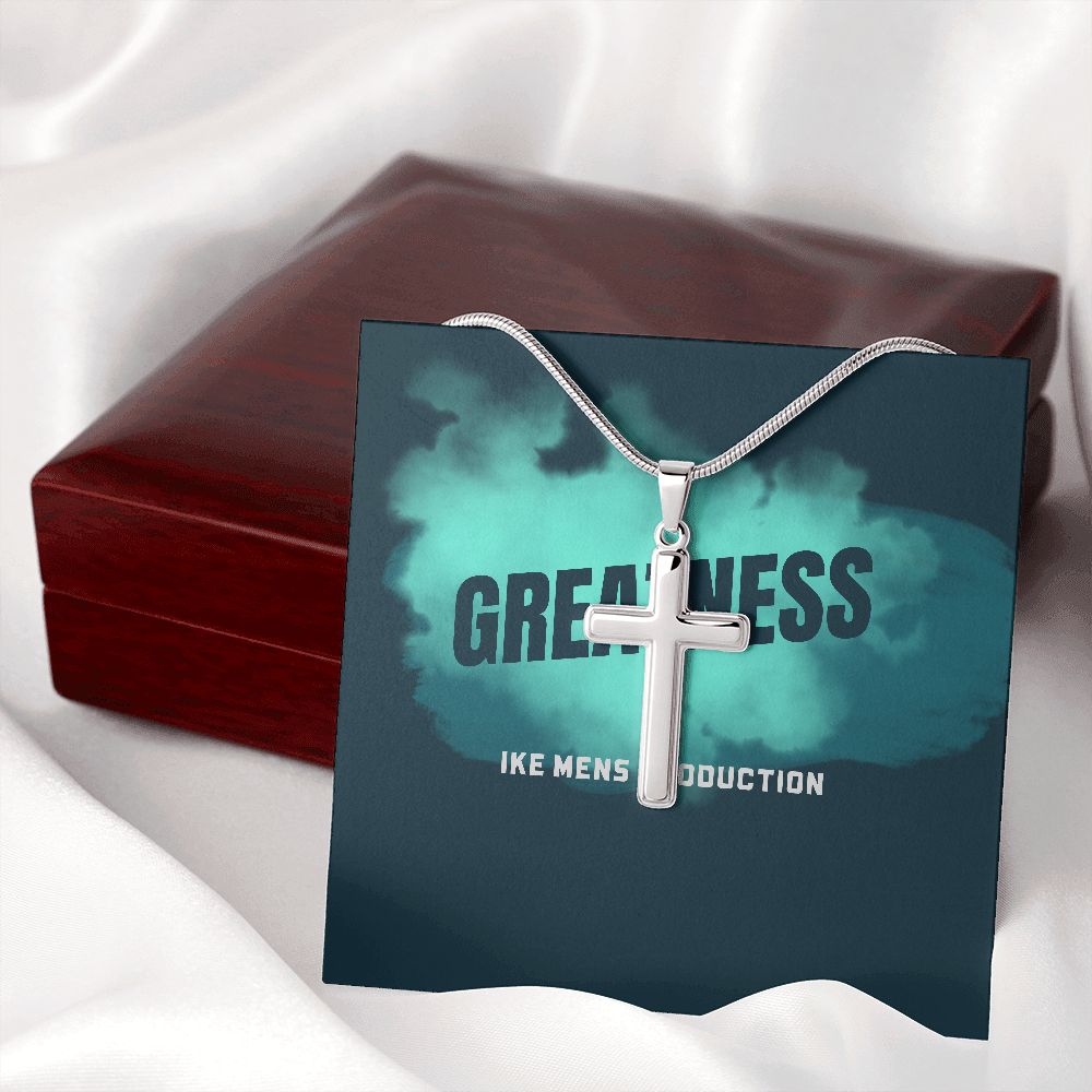 POWER OF GREATNESS STEEL CROSS