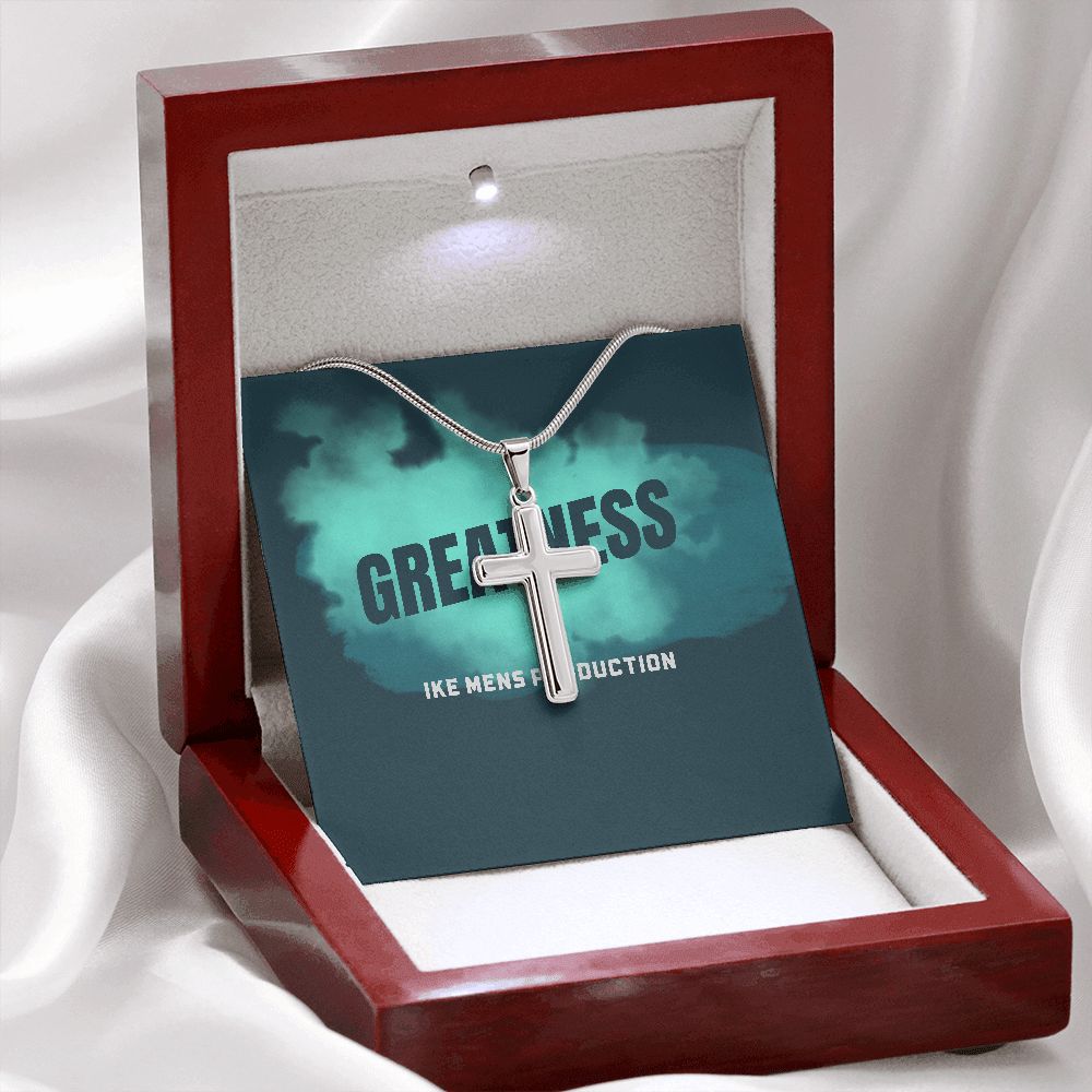 POWER OF GREATNESS STEEL CROSS