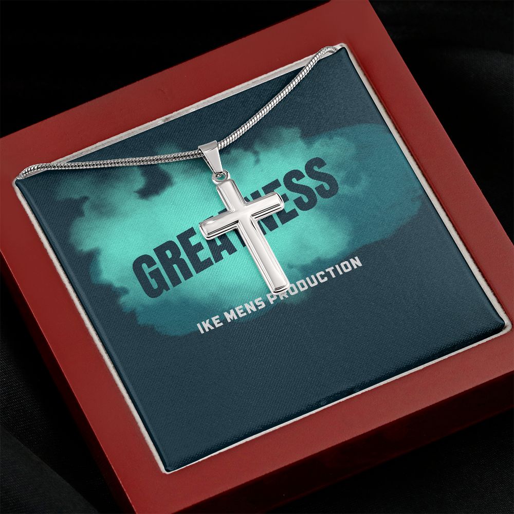 POWER OF GREATNESS STEEL CROSS