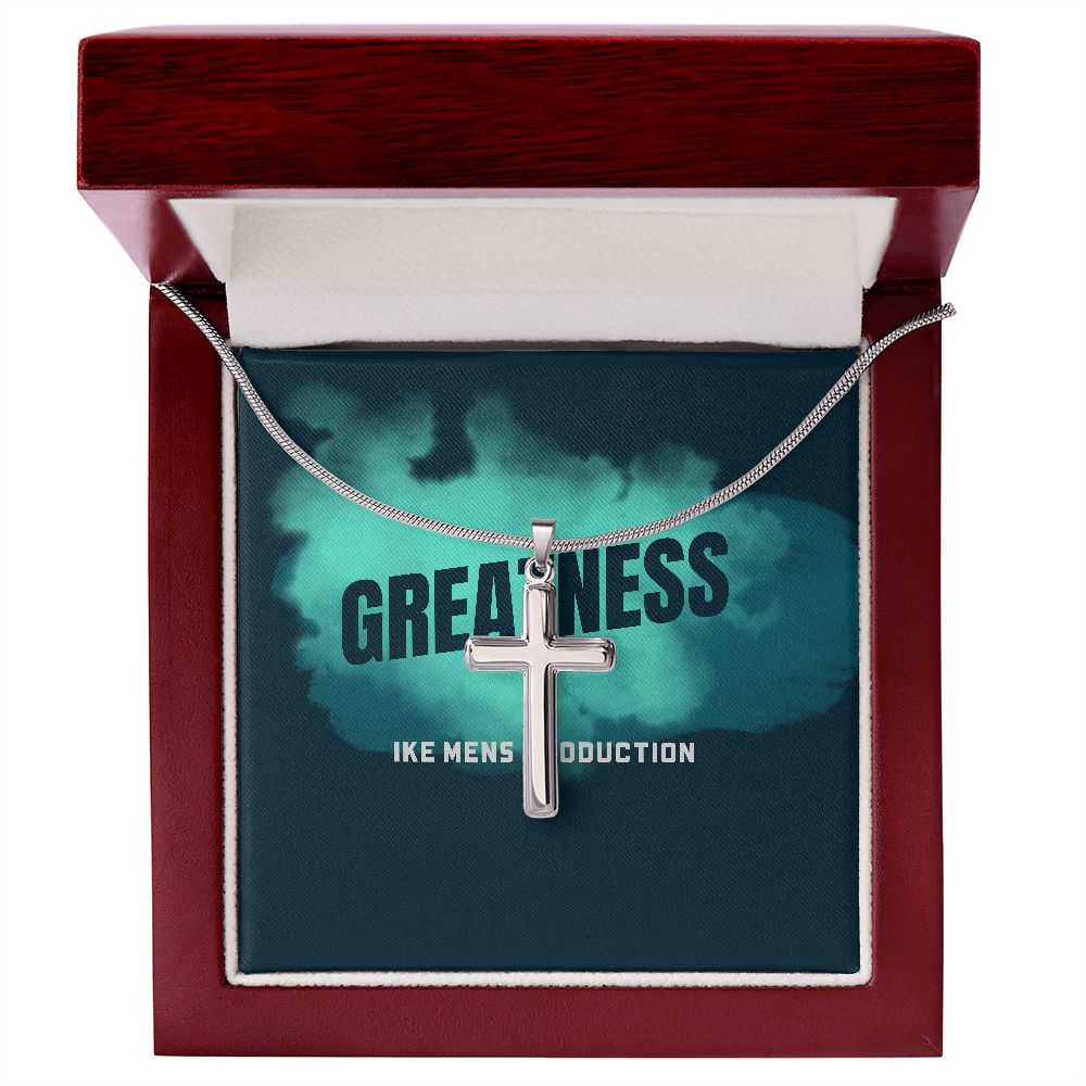 POWER OF GREATNESS STEEL CROSS